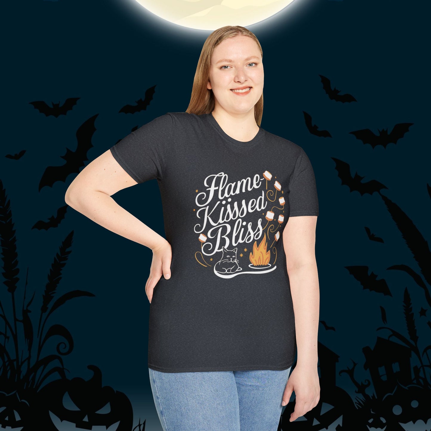 Flame Kiss Bliss Cotton Tee
