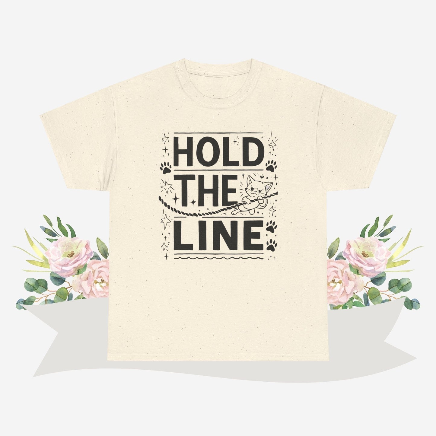 Hold The Line Cotton Tshirt