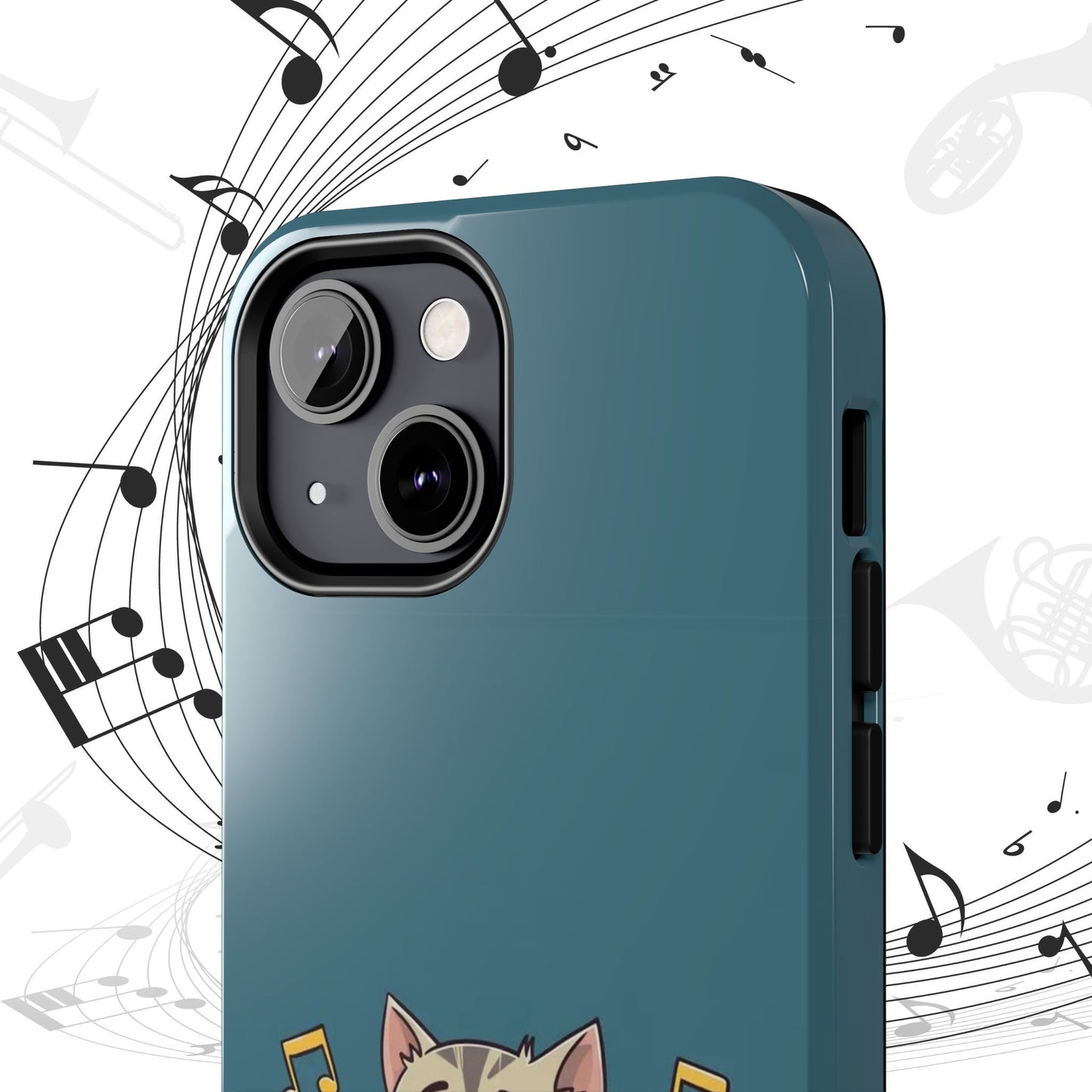 Tuneful Treasures Wireless Charging Support Tough Case.