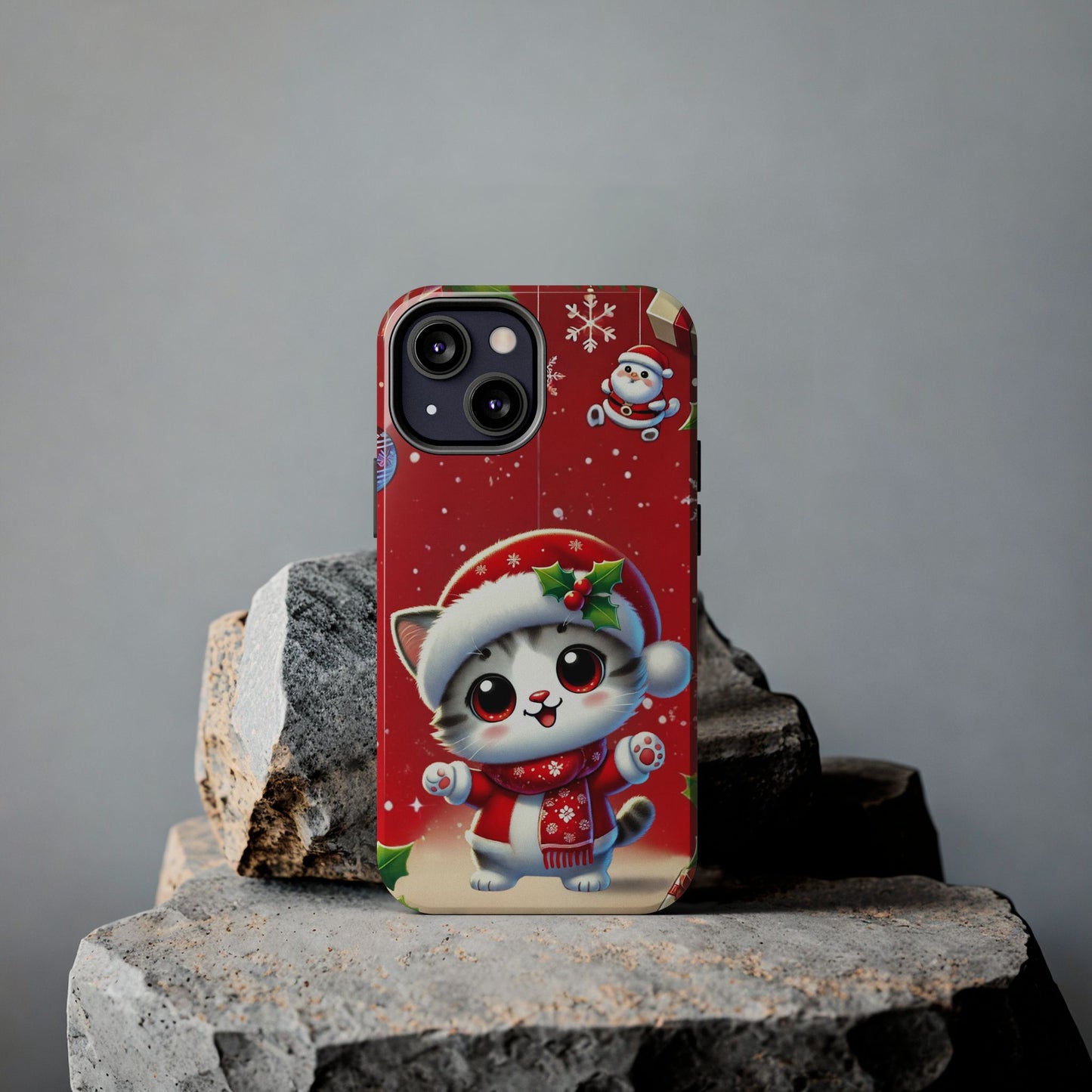 Purrfect Wishes Wireless Charging Support Tough Case