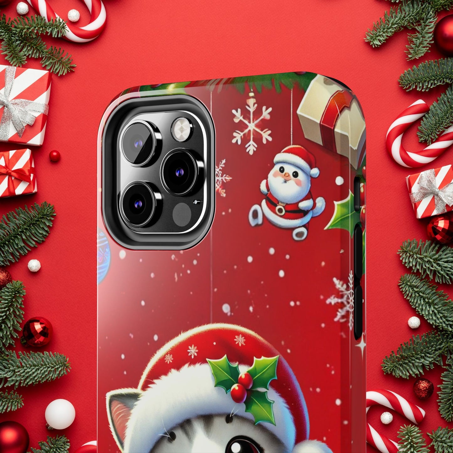 Purrfect Wishes Wireless Charging Support Tough Case