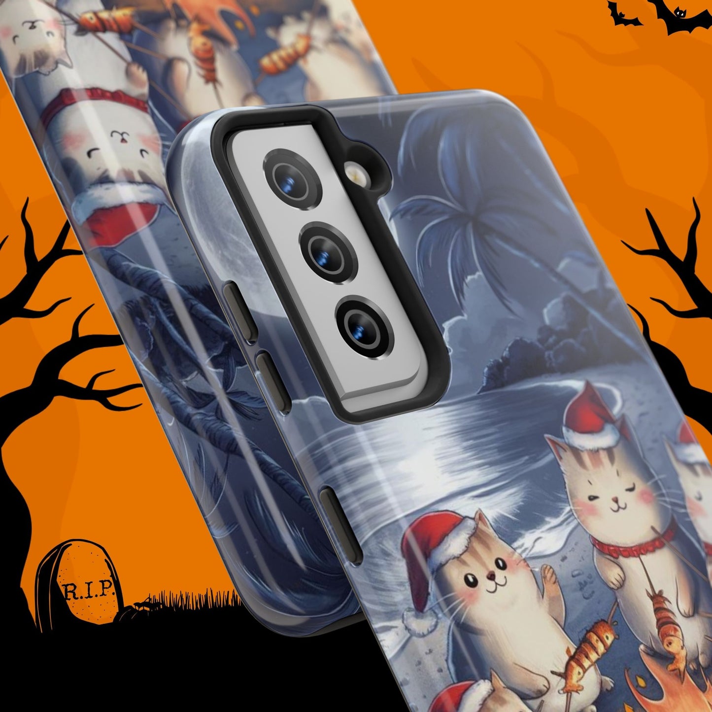 Meowmas Magic Wireless Charging Support Tough Case