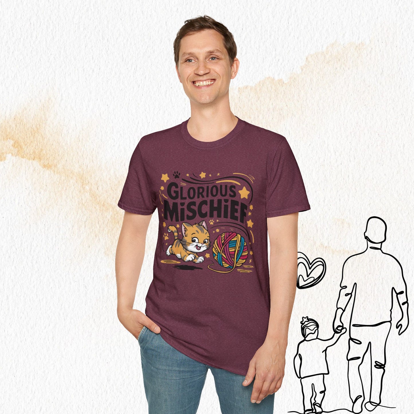 Glorious Mischief Cotton Men T-Shirt