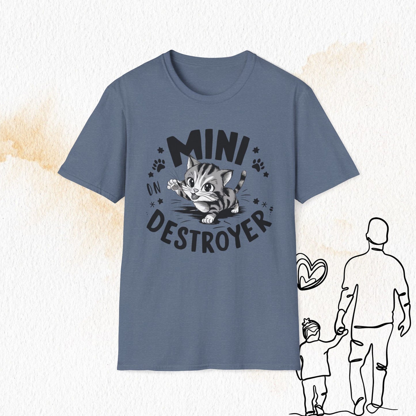 Mini Destroyer Cotton Men T-Shirt