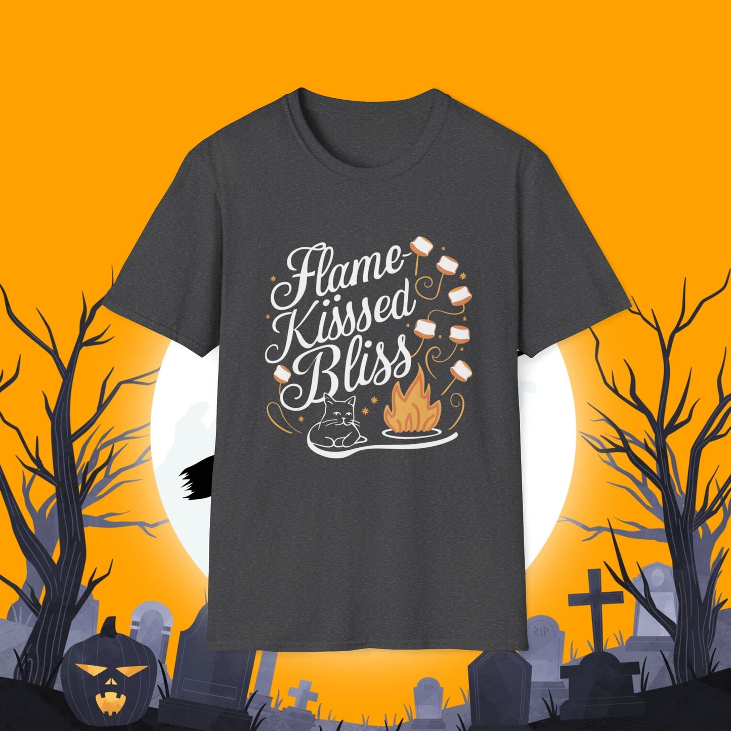 Flame Kiss Bliss Cotton Men Tshirt