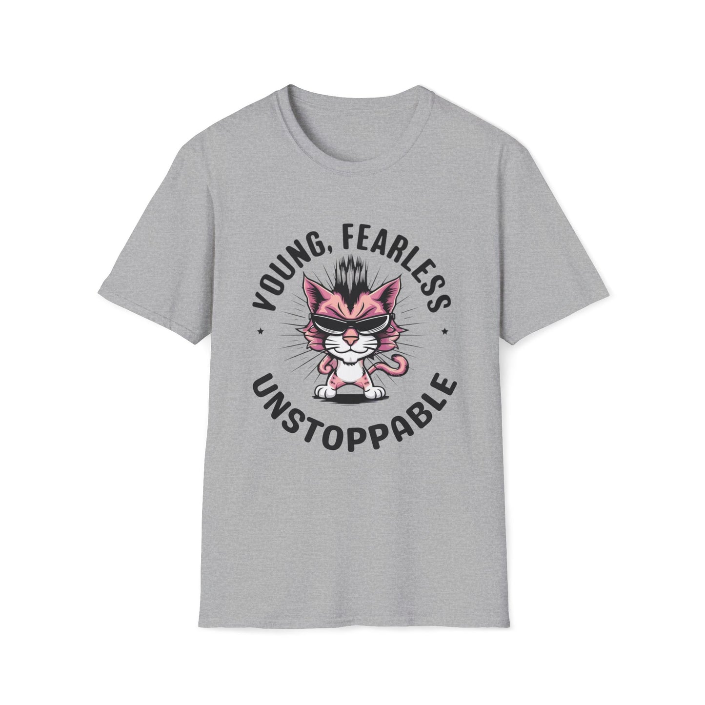 Young Fearless Unstoppable Cotton Men Tee
