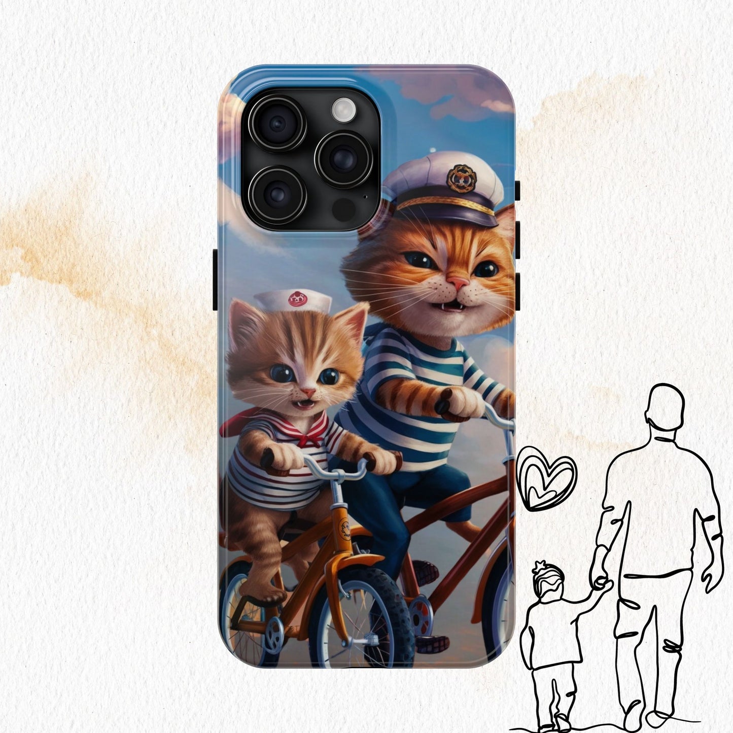 Nine Lives Wireless Charging Support Tough Case