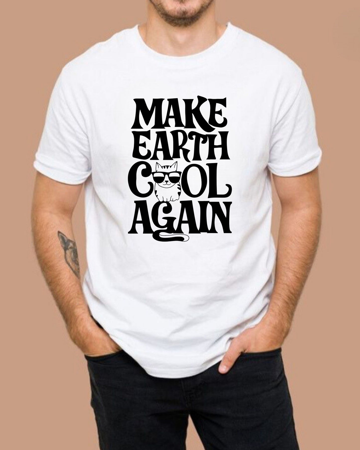 Make Earth Cool Again Cotton Tshirt