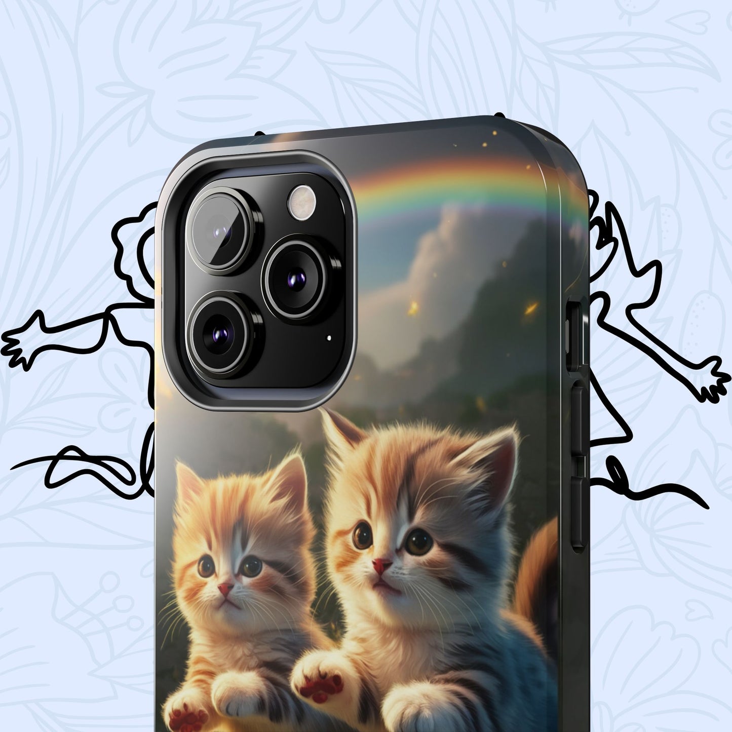 Bestie Buddies Wireless Charging Support Tough Case