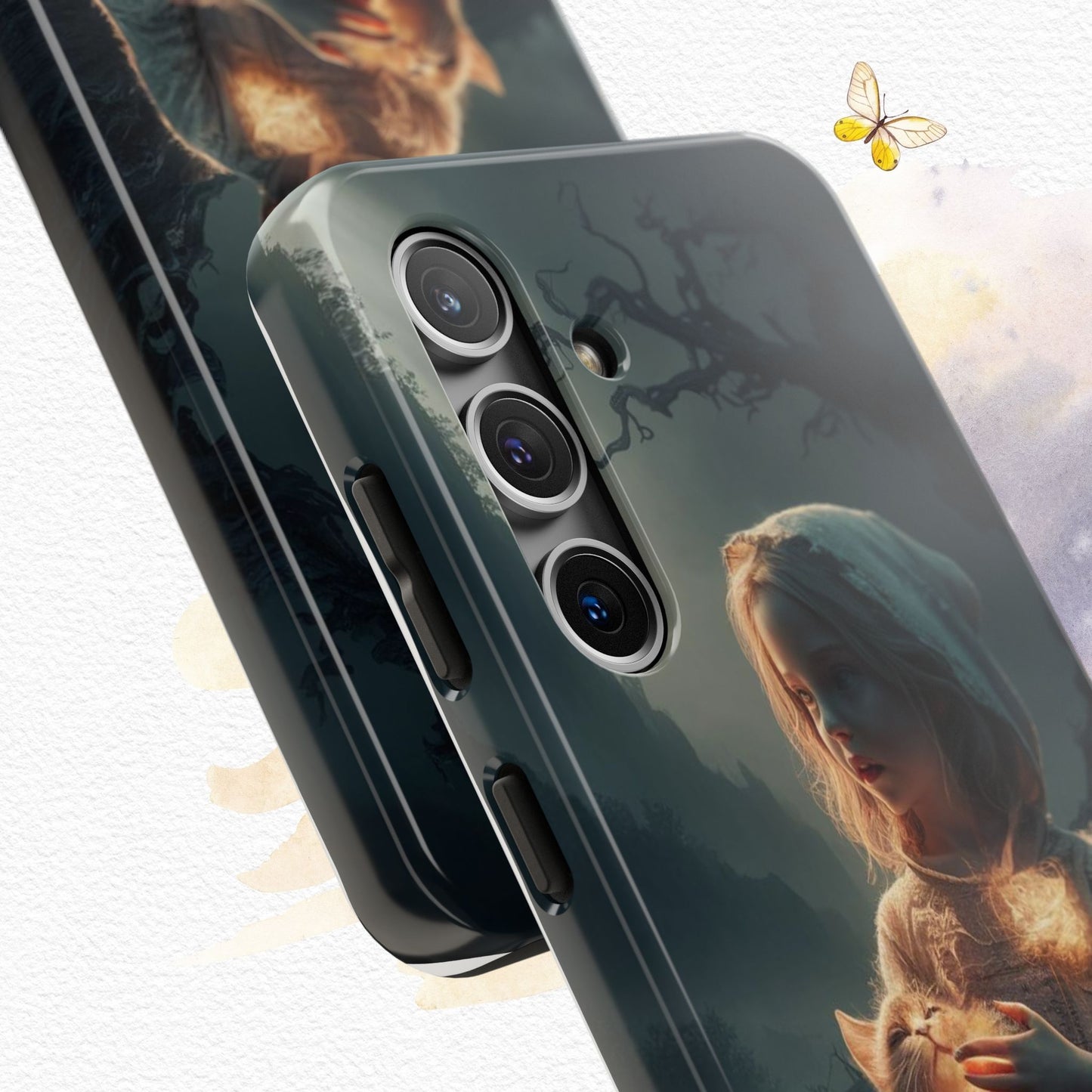 Glitter Guardian Wireless Charging Support Tough Case