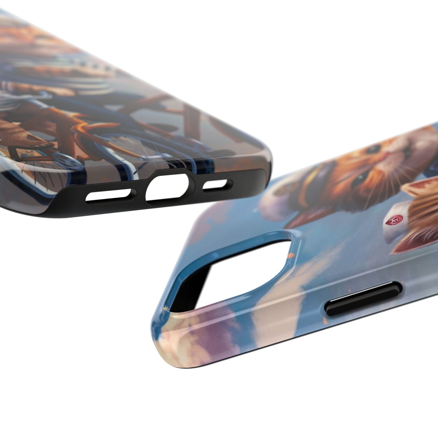 Nine Lives Wireless Charging Support Tough Case