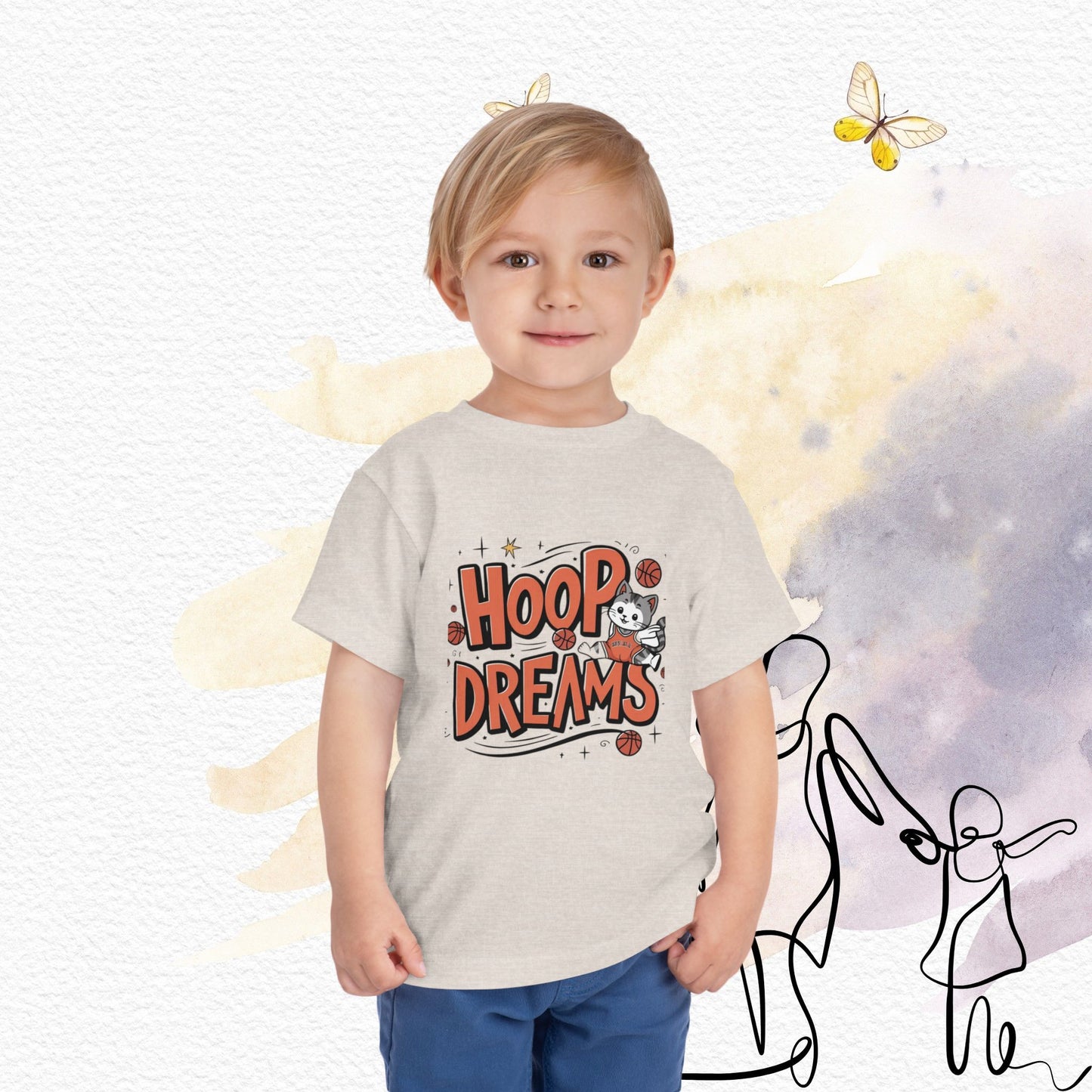 Hoops Dream Toddler Cotton T-Shirt