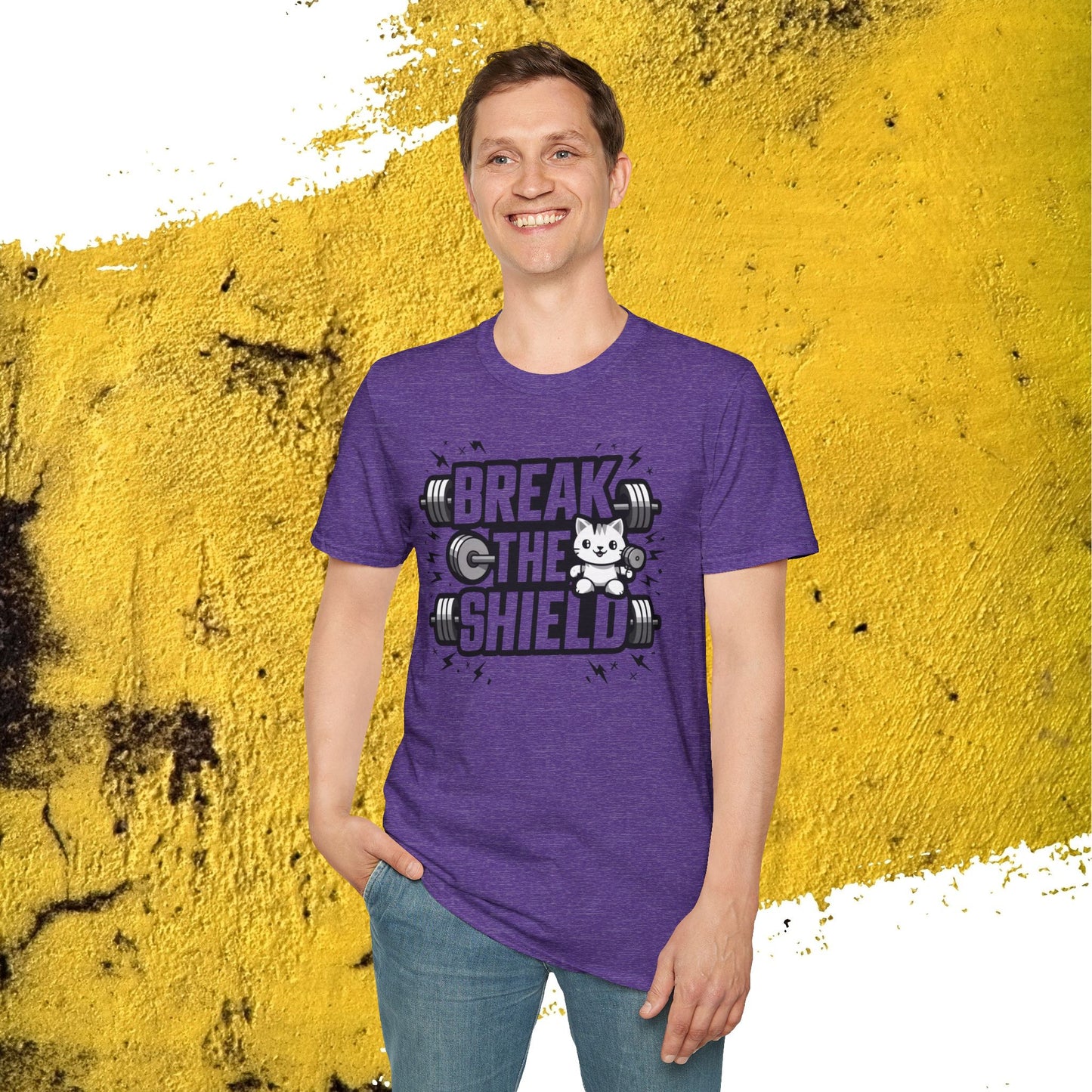 Break The Shield Cotton Men Tee