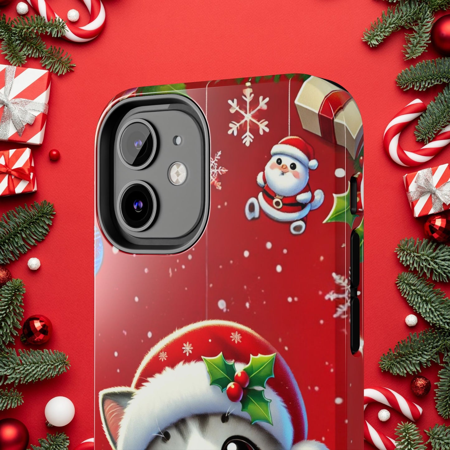 Purrfect Wishes Wireless Charging Support Tough Case