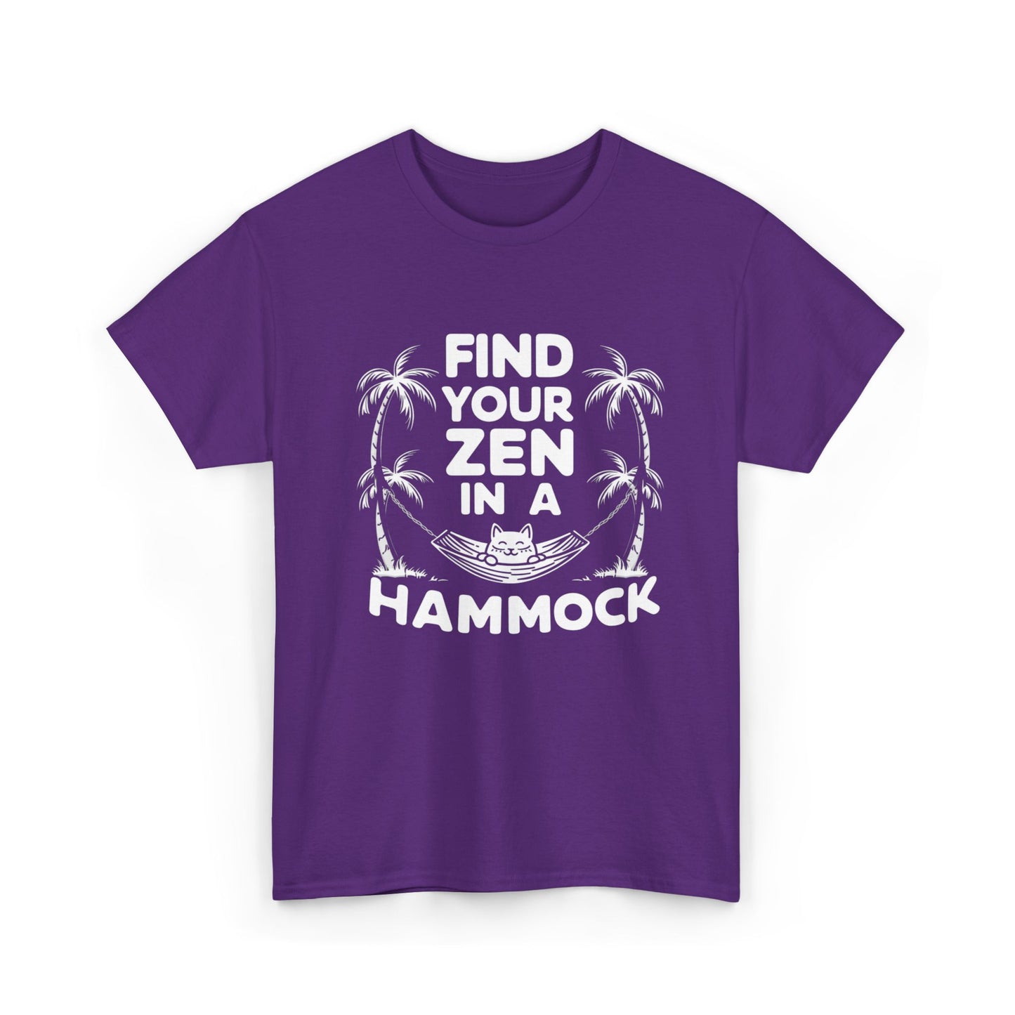 Find Your Zen In A Hammock Cotton tee