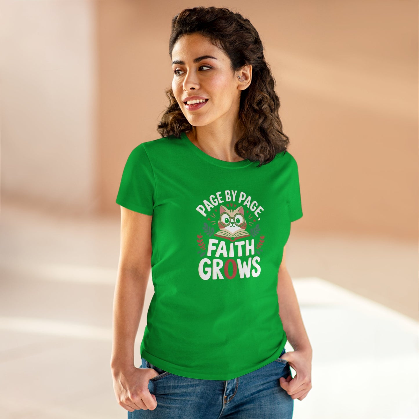 Faithful Threads Women Cotton Tshirt