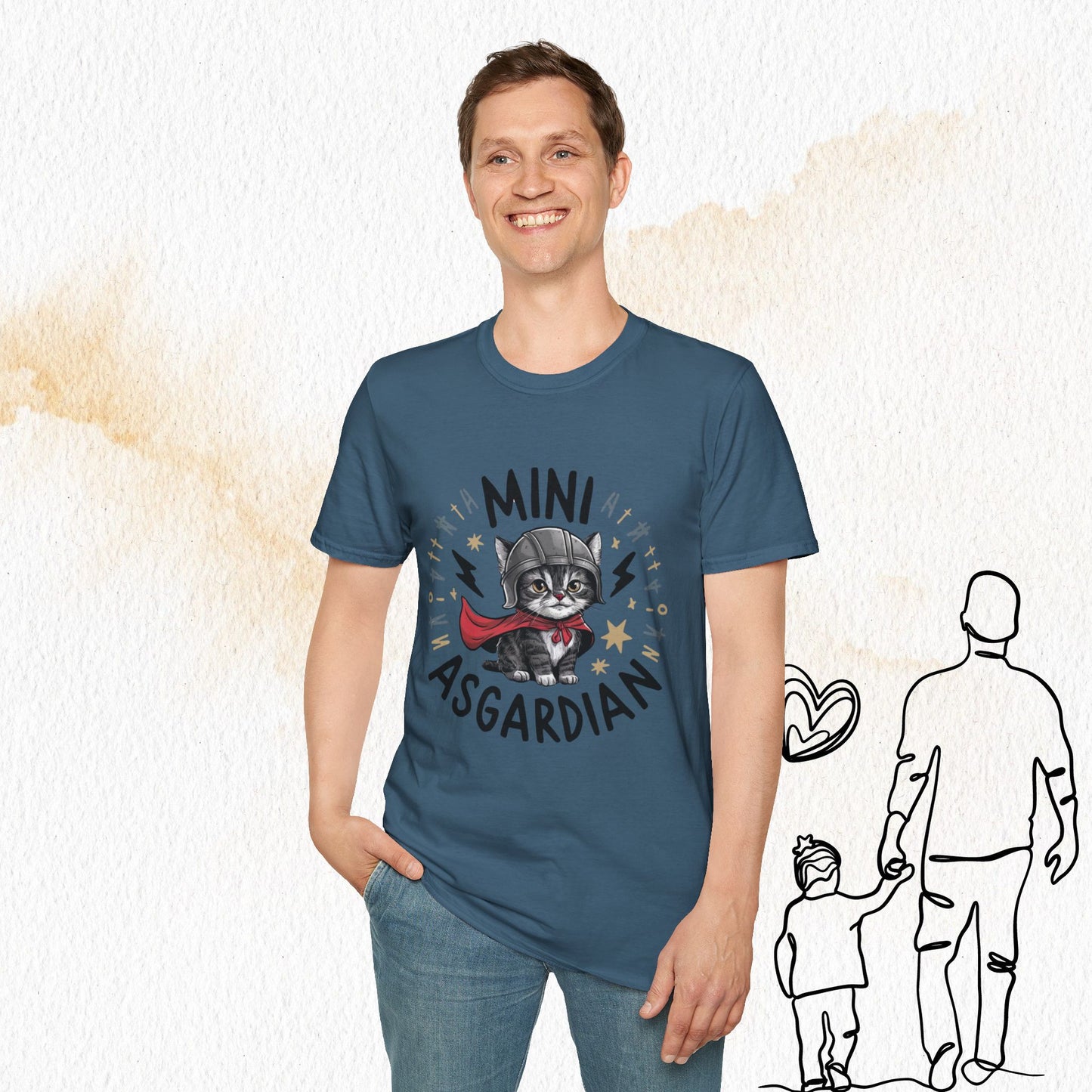 Mini Asgardian Cotton Men T-Shirt