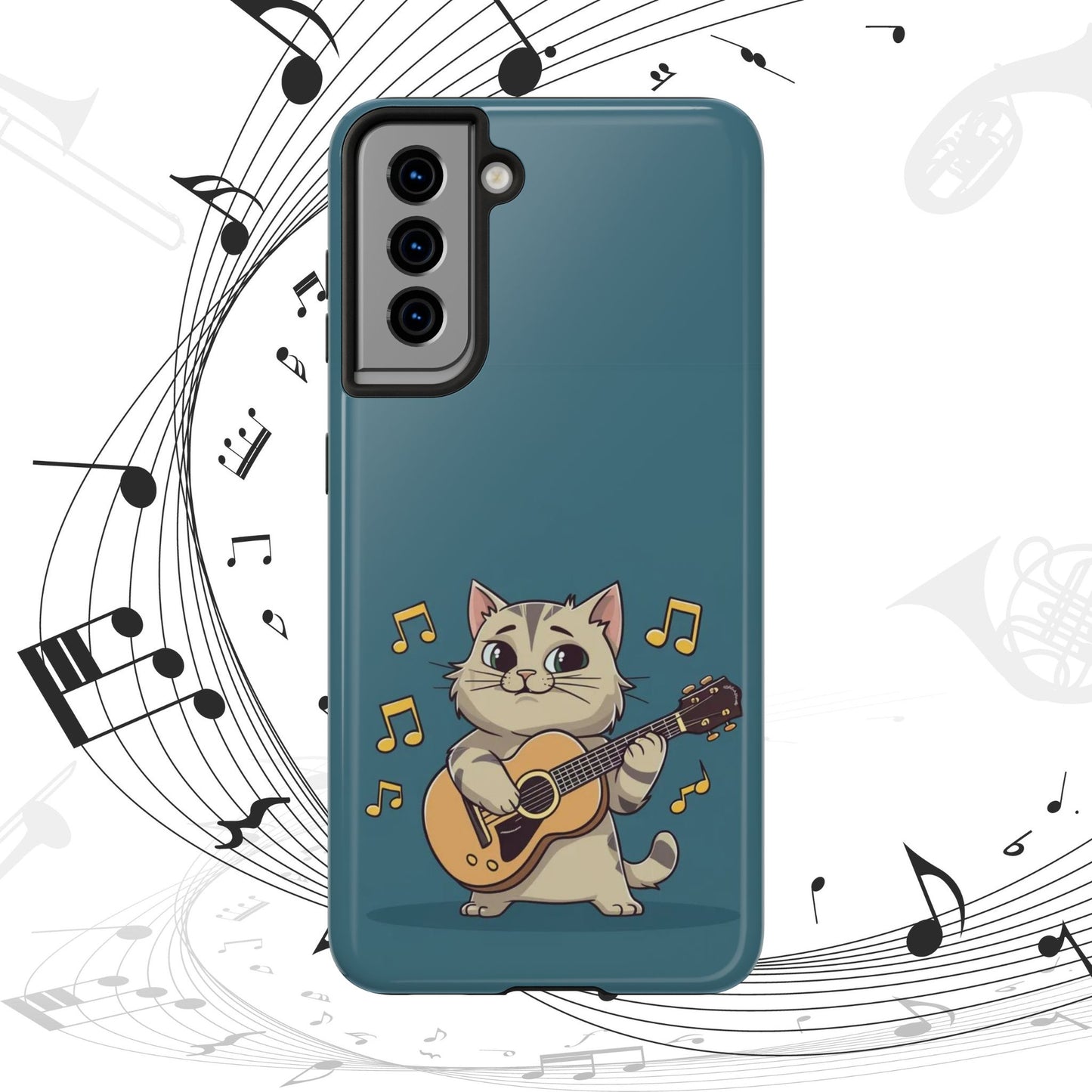 Tuneful Treasures Wireless Charging Support Tough Case.
