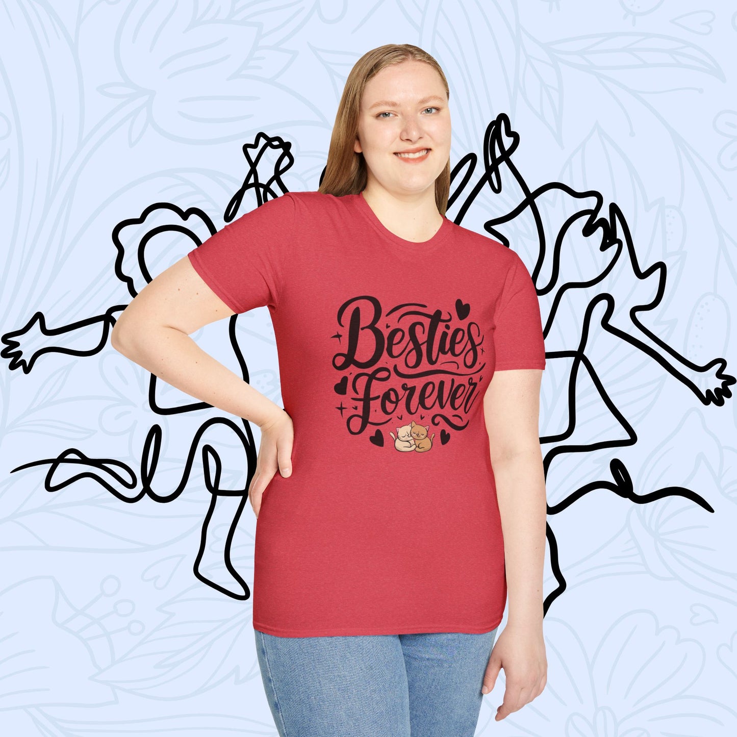 Besties Forever Cotton T-Shirt
