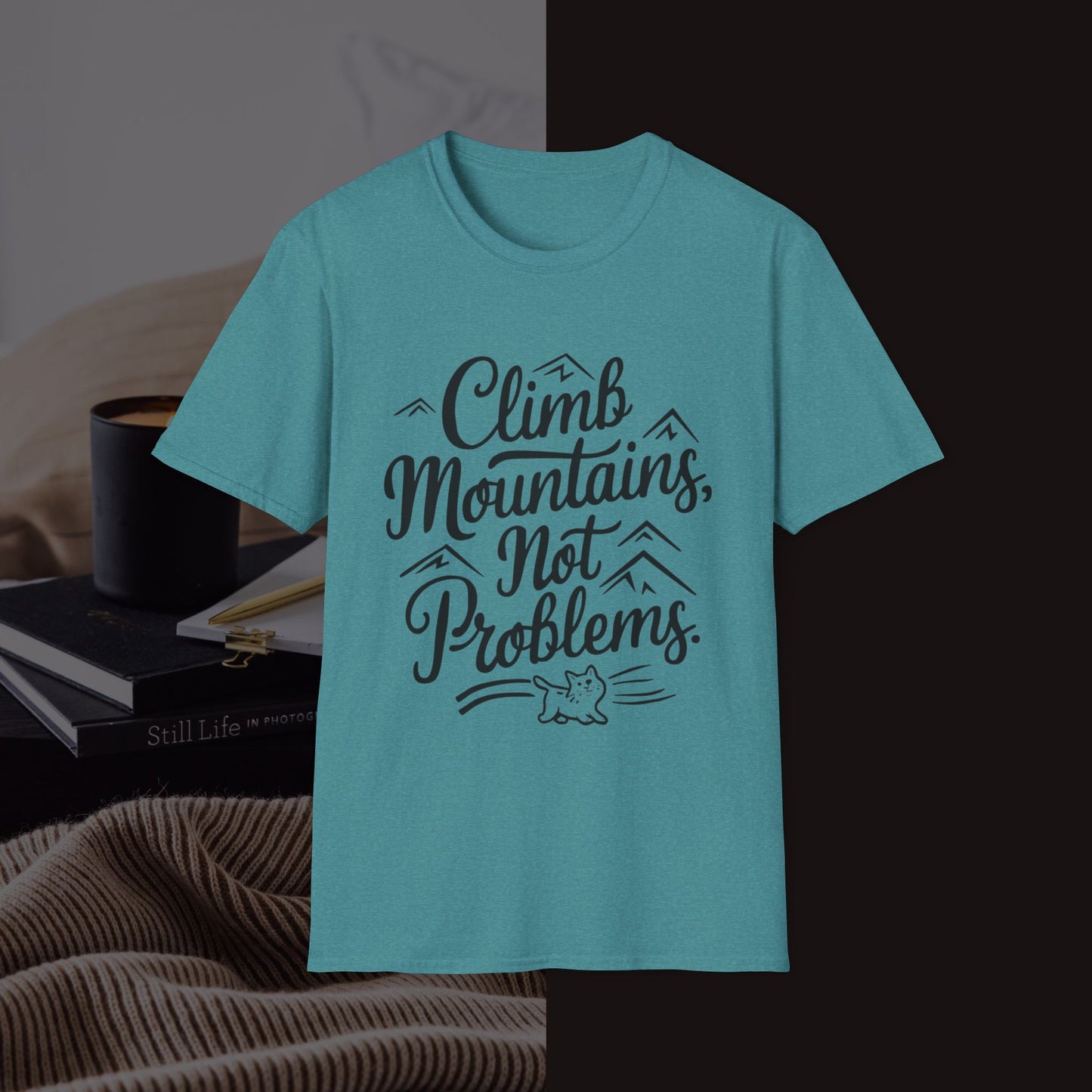 Climbing Mountain Cotton Men tee