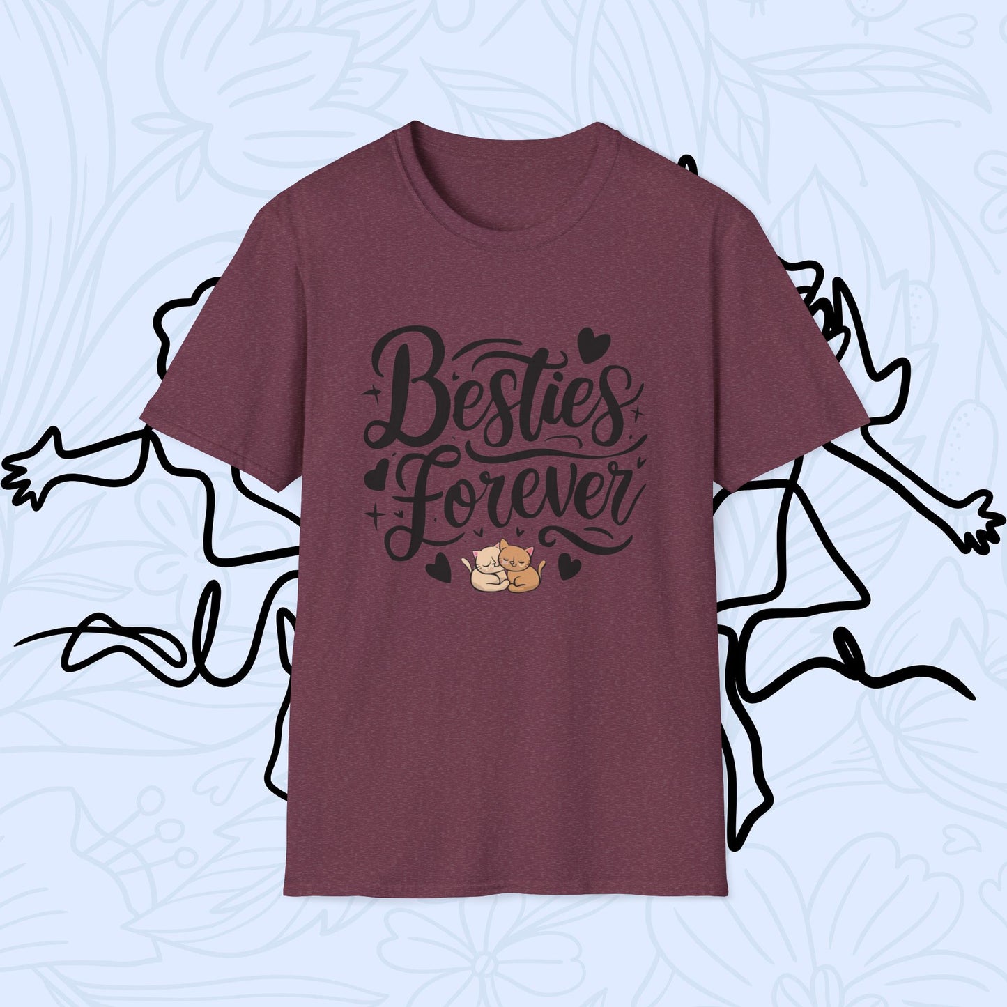 Besties Forever Cotton T-Shirt