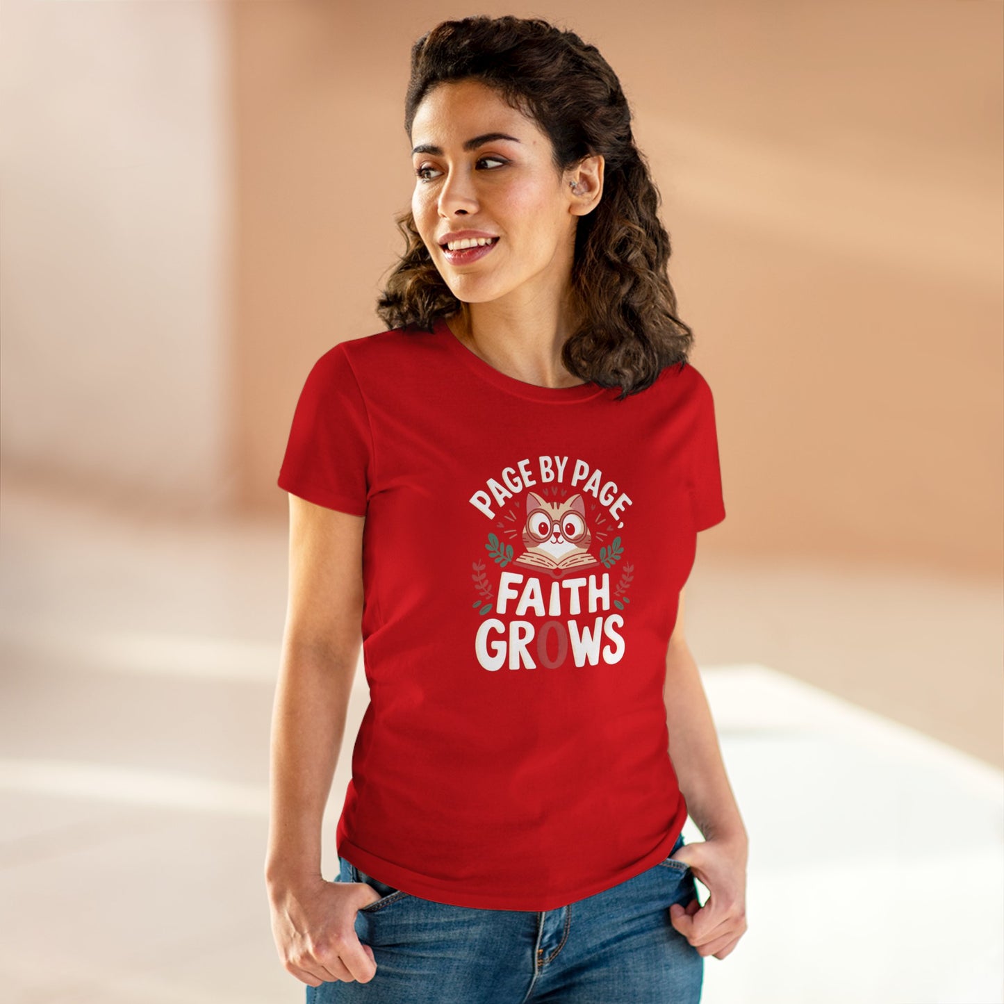 Faithful Threads Women Cotton Tshirt