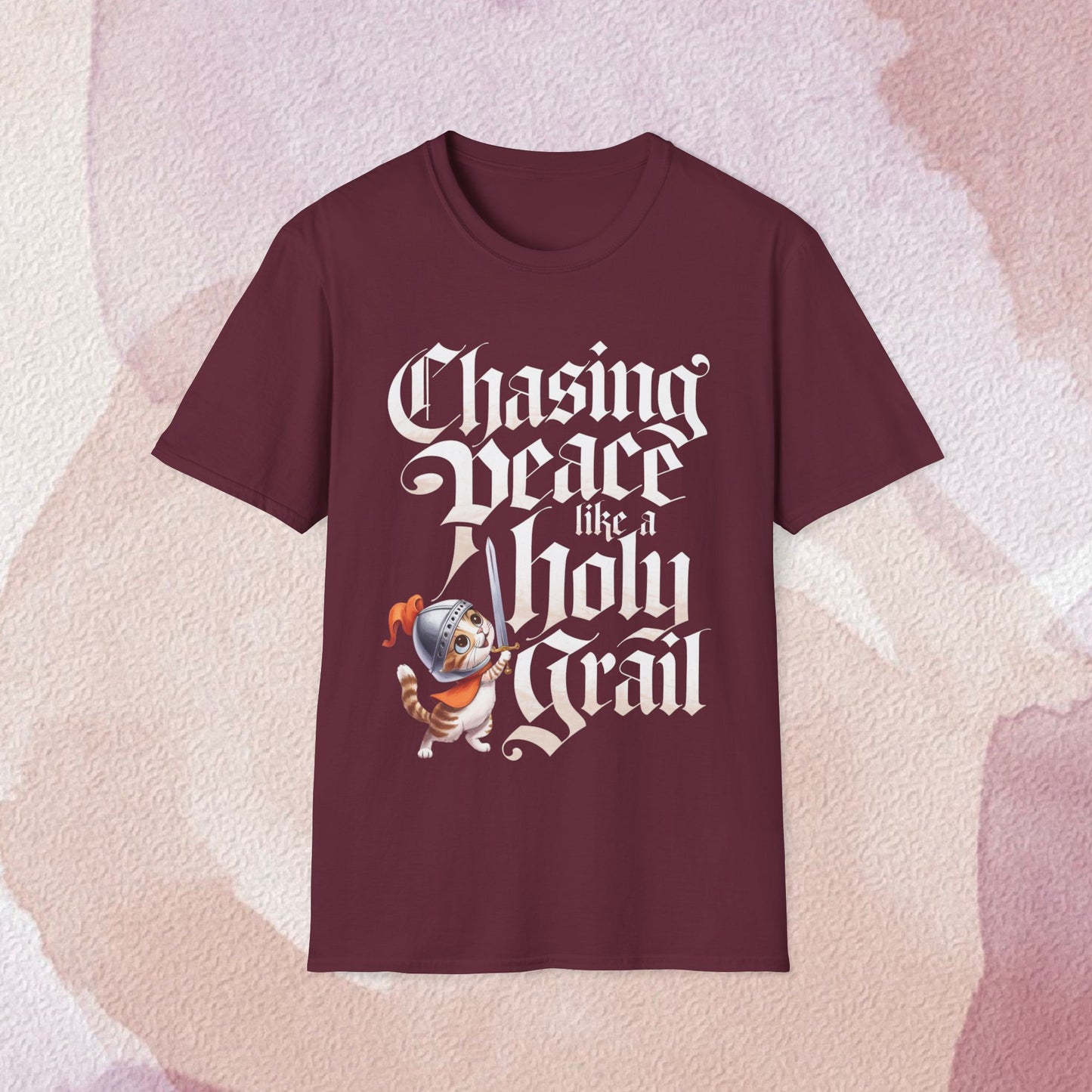 Chasing Peace Like A Holy Grail Unisex Softstyle T-Shirt