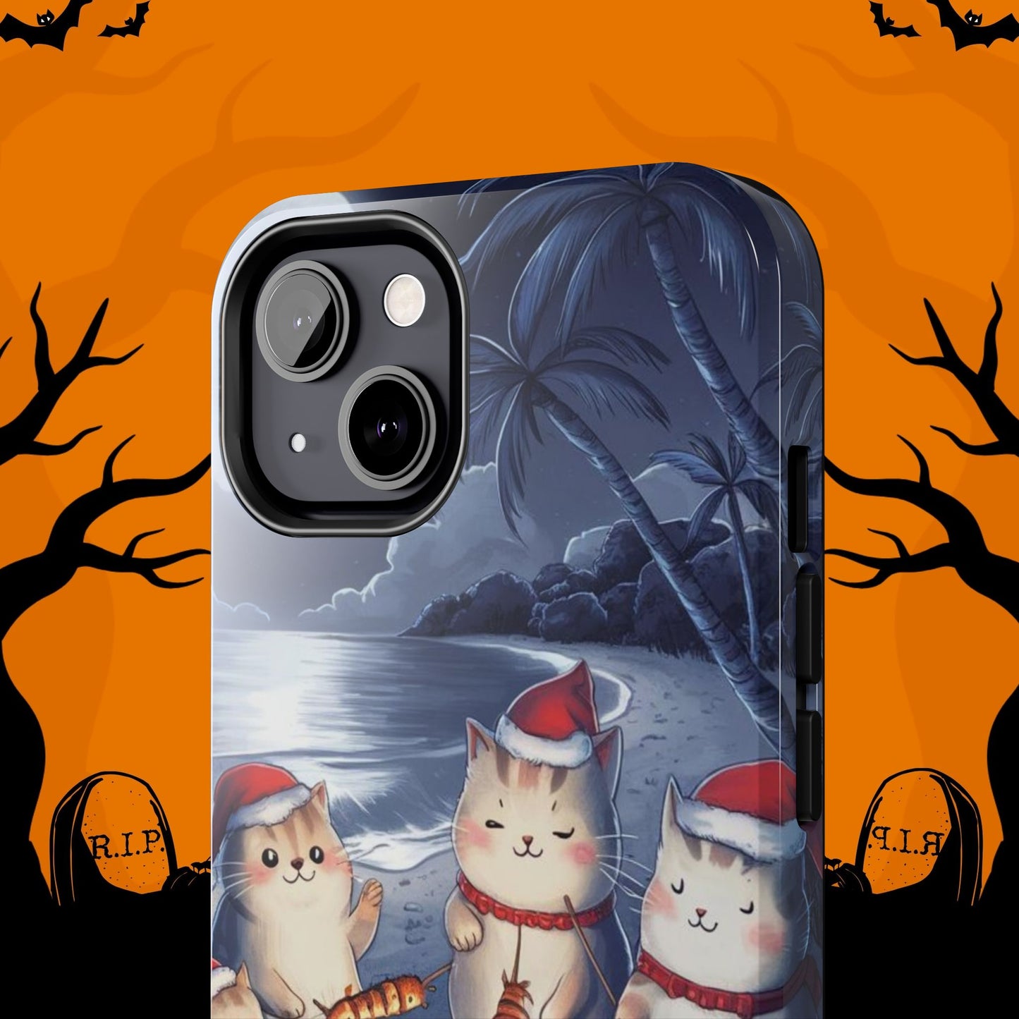 Meowmas Magic Wireless Charging Support Tough Case