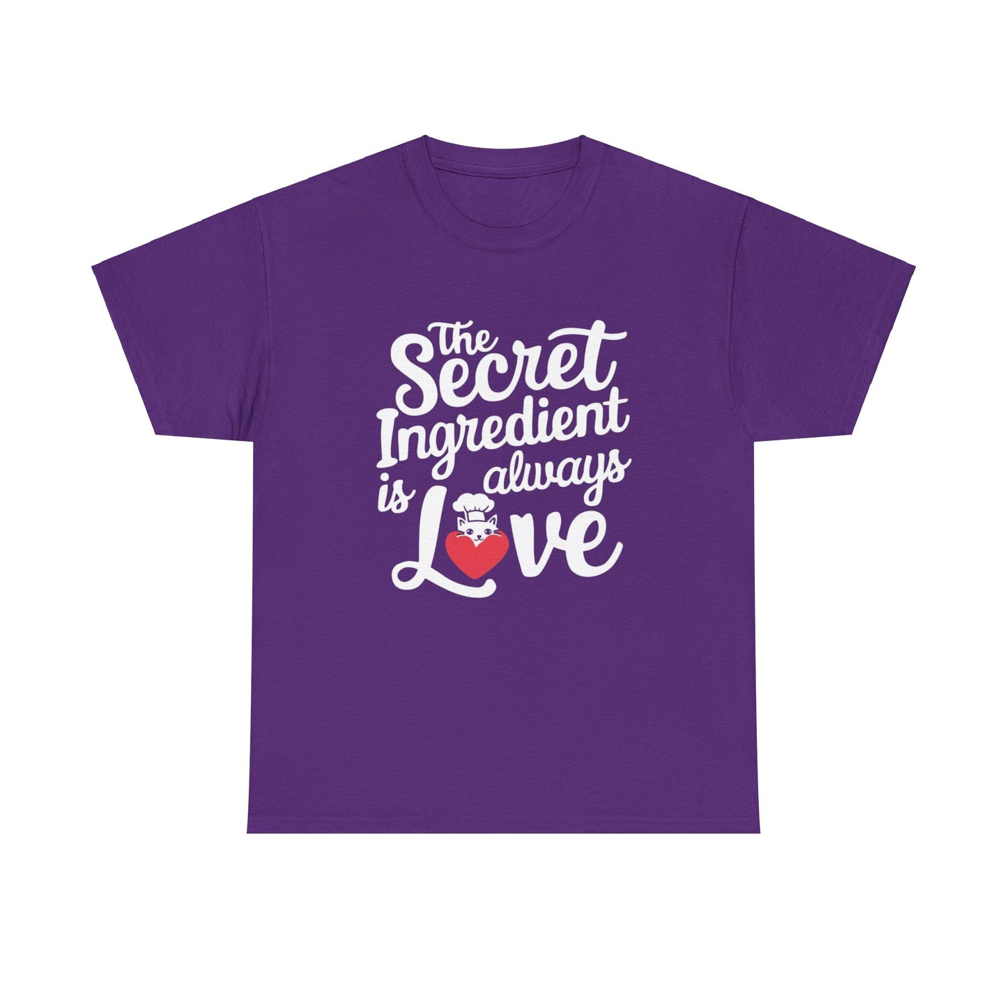 Secret Ingredient Is Love Unisex Cotton T-Shirt