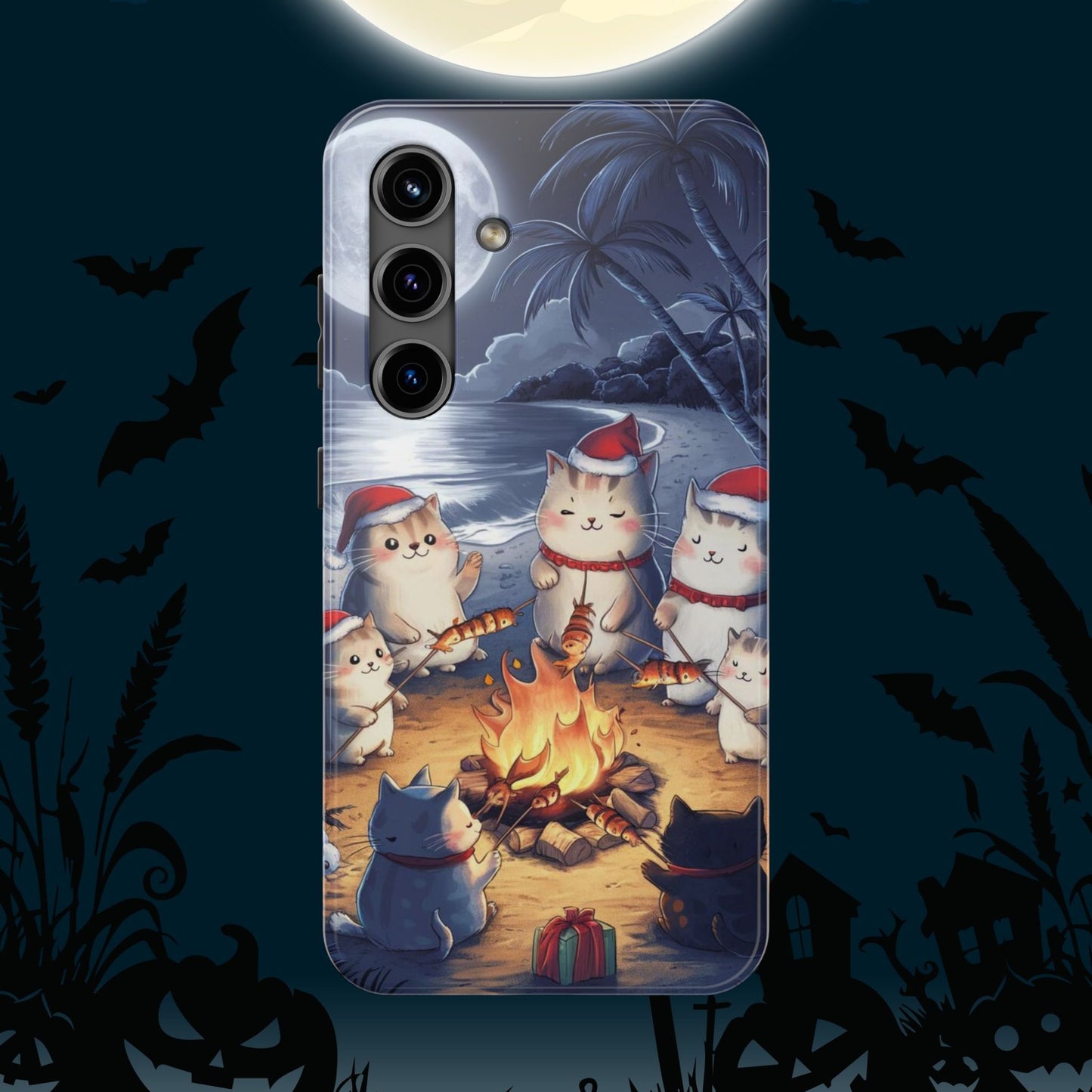 Meowmas Magic Wireless Charging Support Tough Case