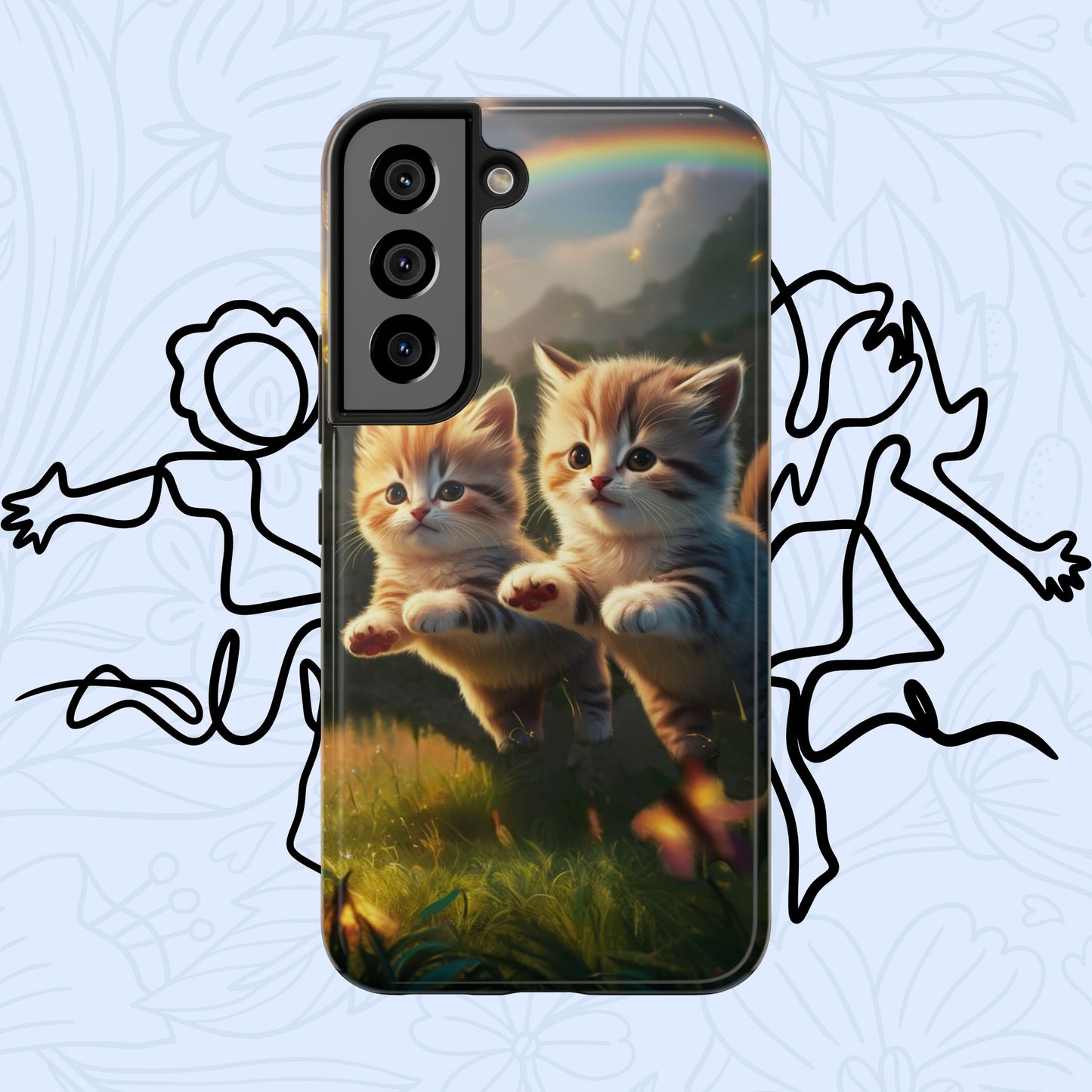 Bestie Buddies Wireless Charging Support Tough Case