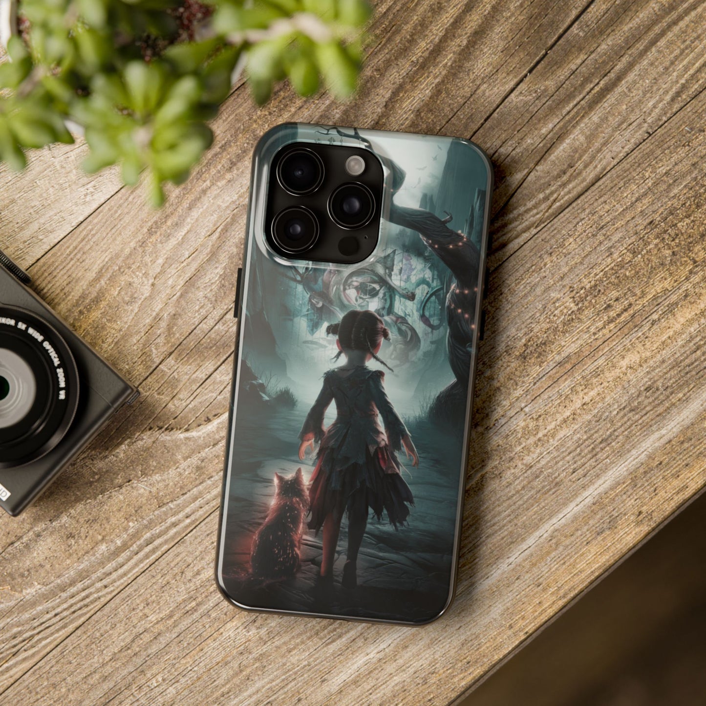 Feline Festivities Wireless Charging Support Tough Case.