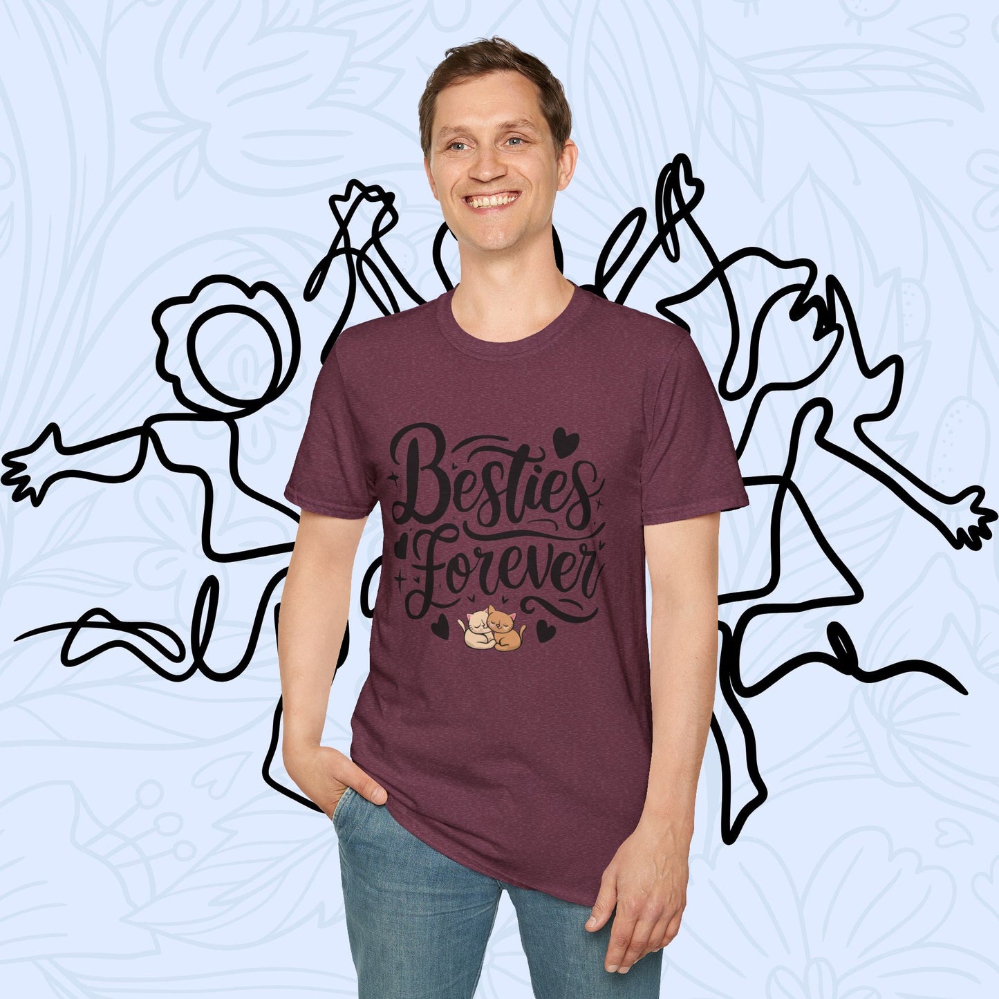 Besties Forever Cotton T-Shirt