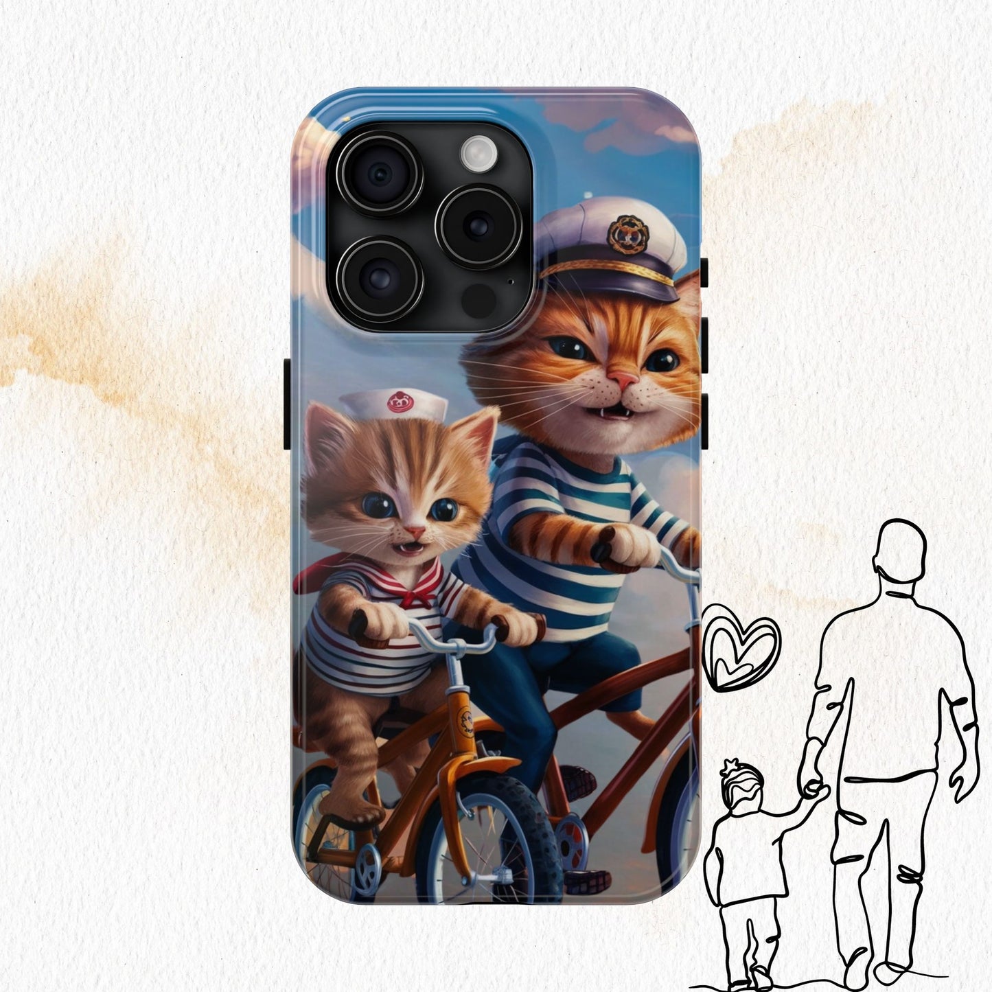 Nine Lives Wireless Charging Support Tough Case