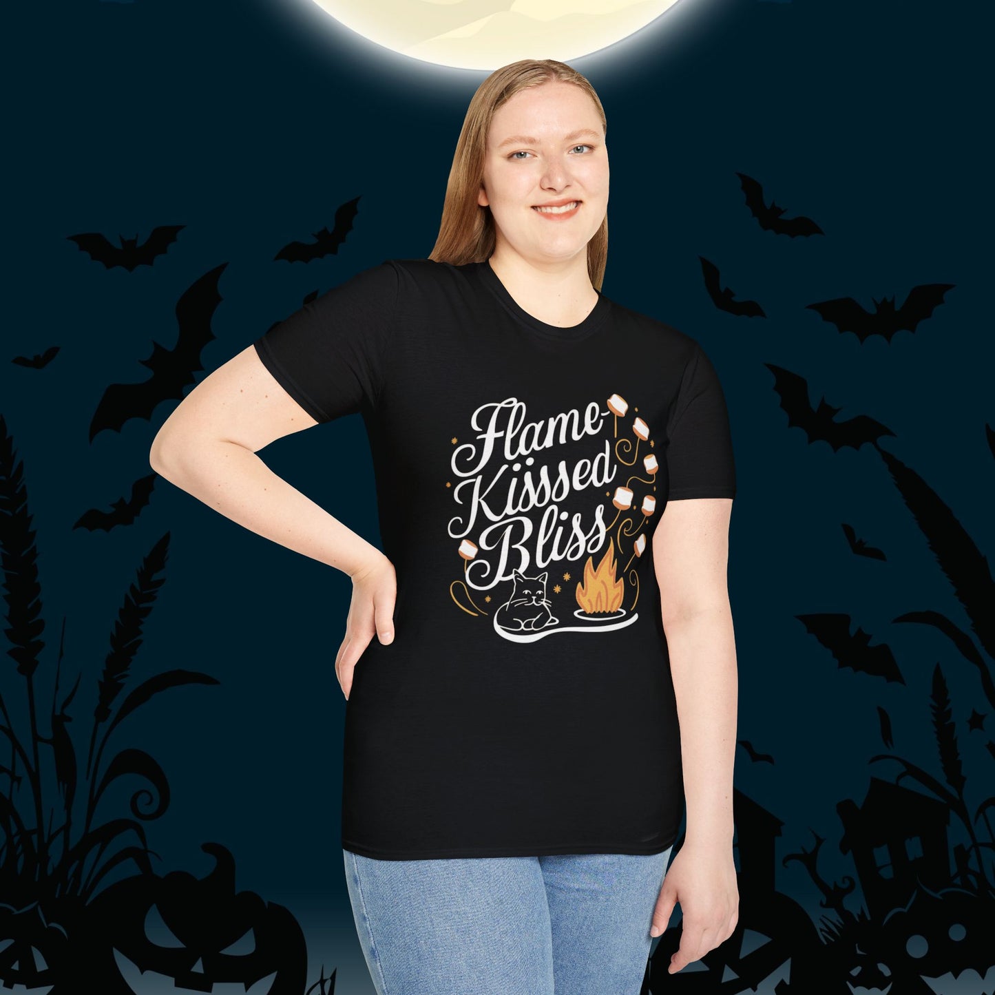 Flame Kiss Bliss Cotton Tee