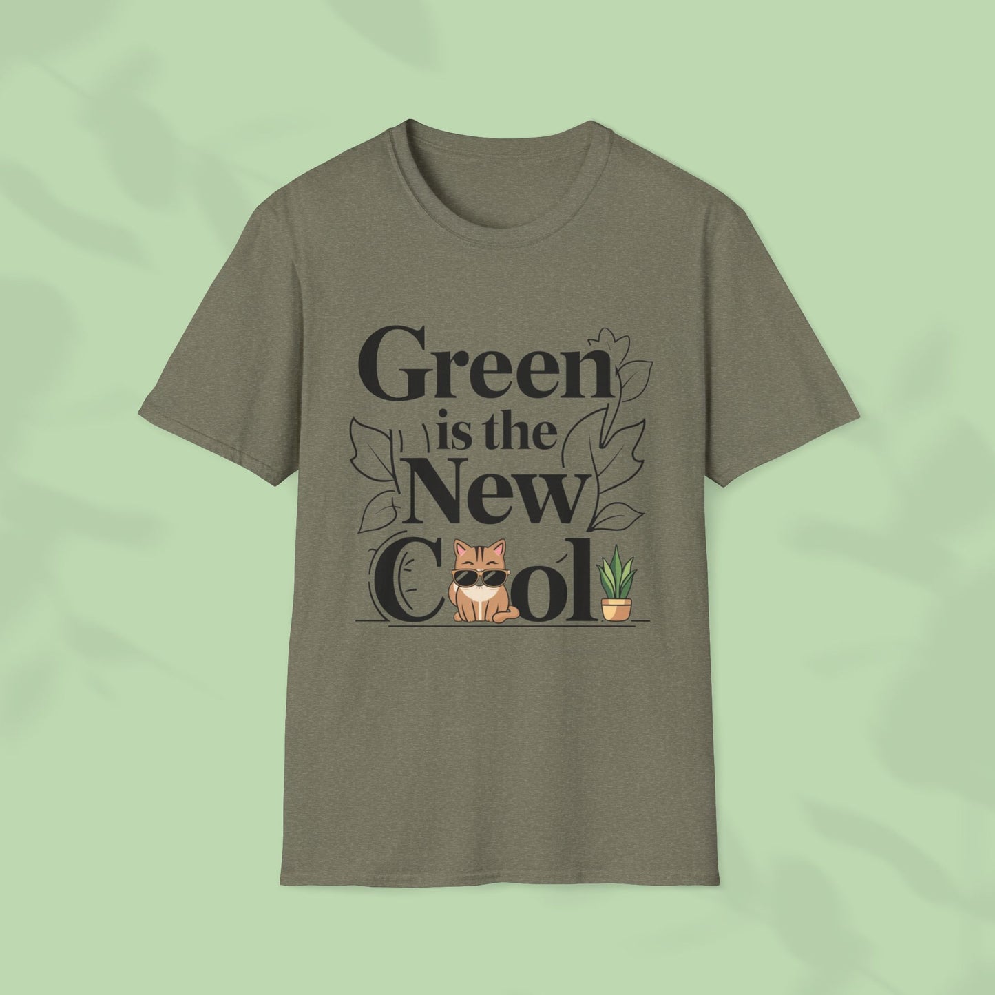 Green Is The New Cool Cotton T-Shirt