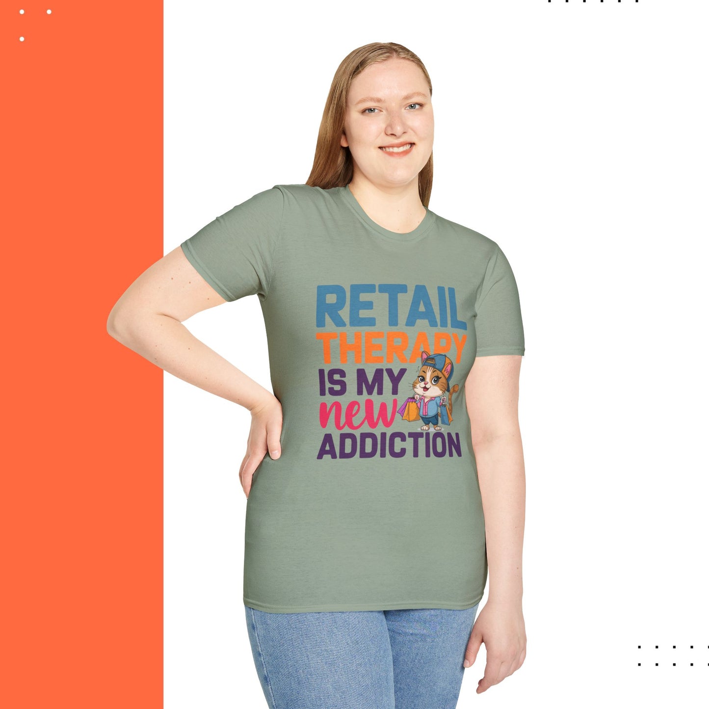 Retail Therapy Cotton T-Shirt