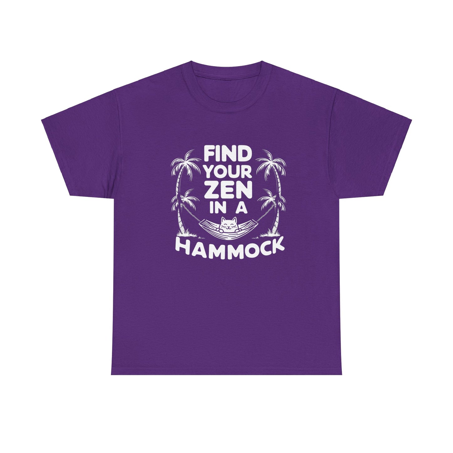 Find Your Zen In A Hammock Cotton tee