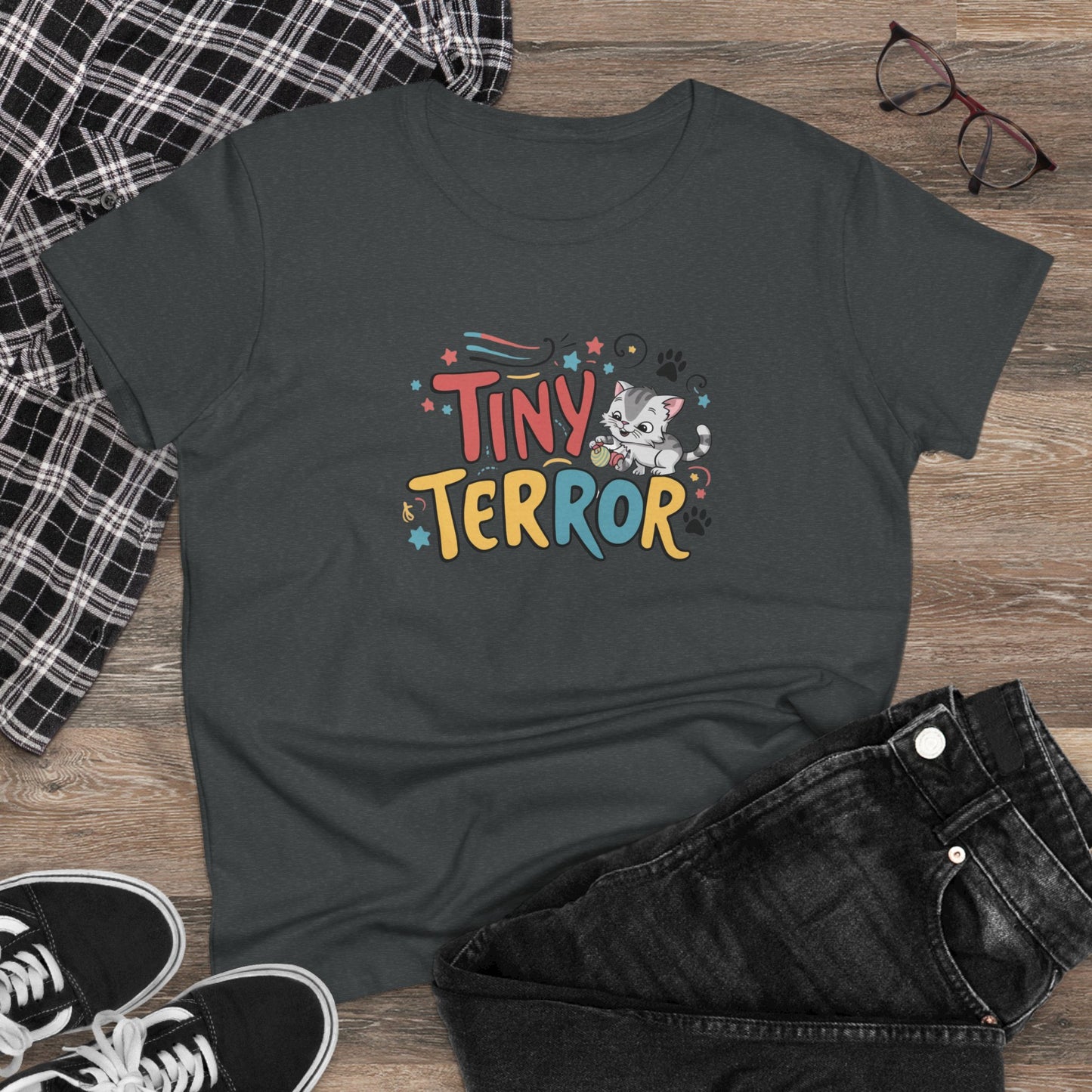 Tinny Terror Women Cotton Tshirt