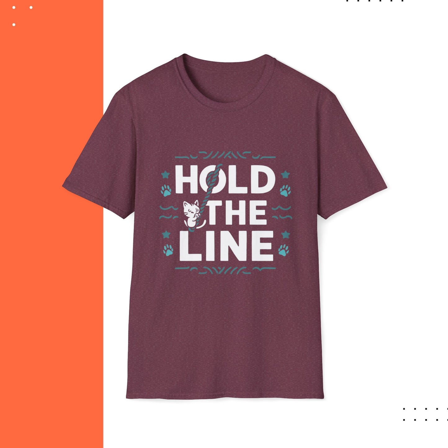 Hold The Line Cotton Tee