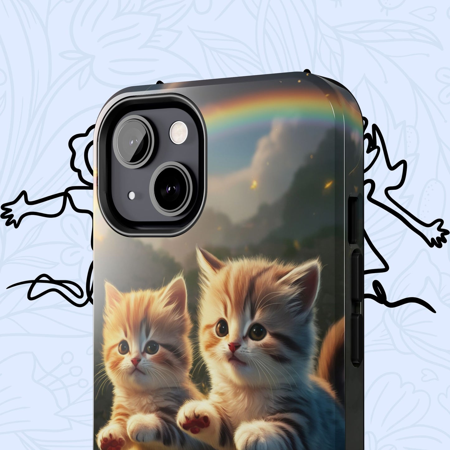 Bestie Buddies Wireless Charging Support Tough Case