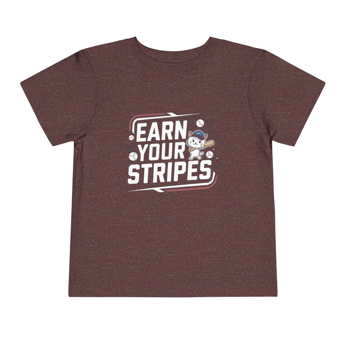 Earn Your Stripes Toddler Cotton T-Shirt