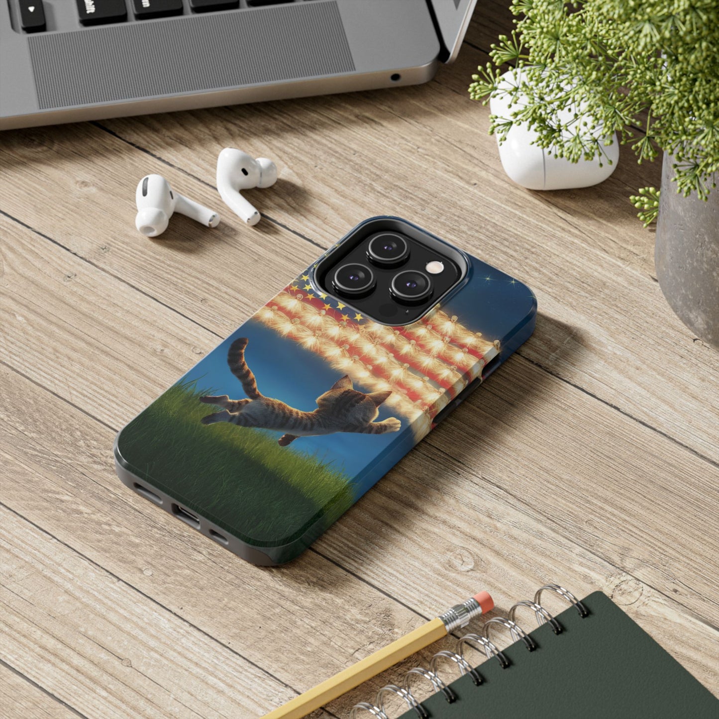 Eagle Eye Wireless Charging Support Tough Case