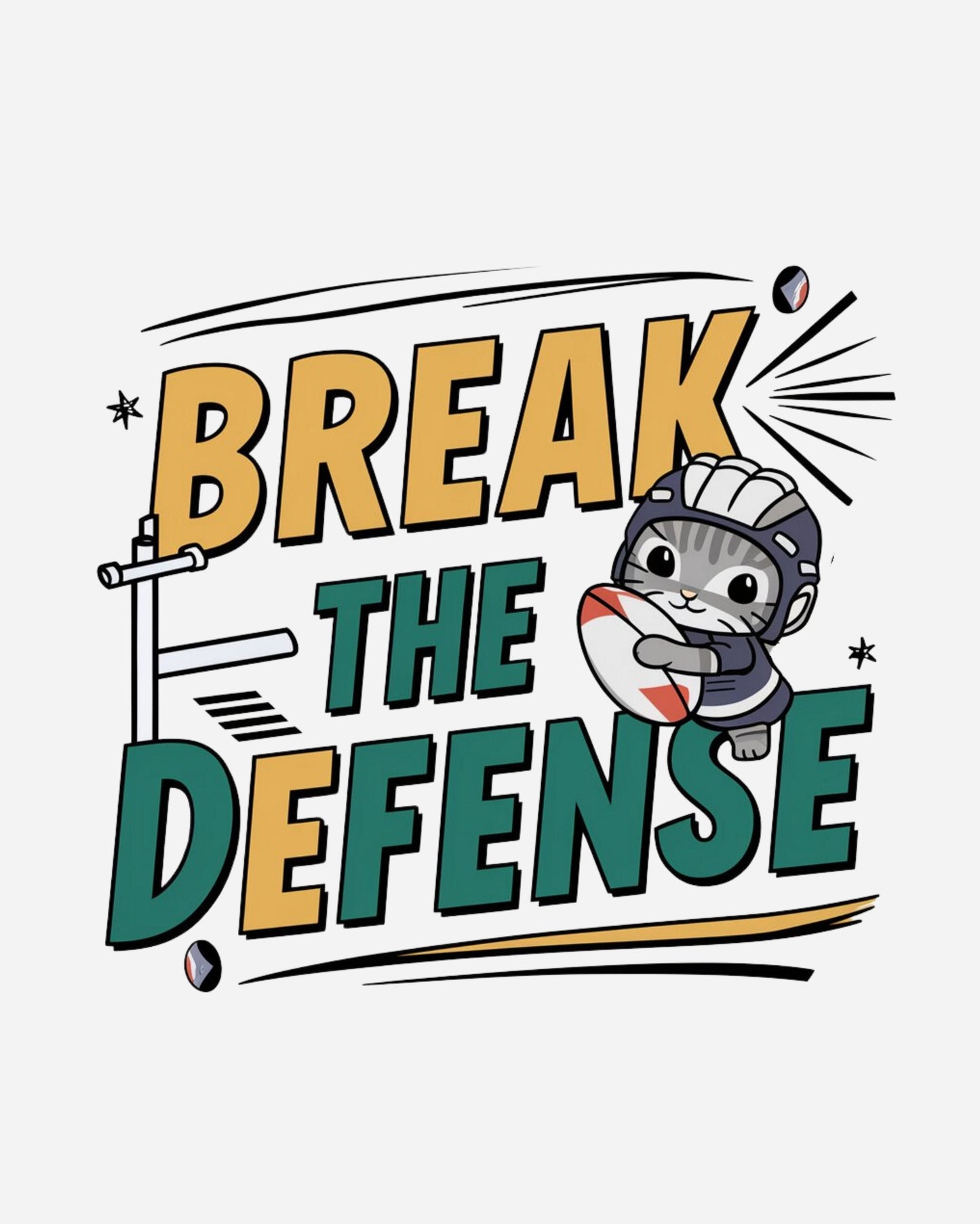 Break The Defence Cotton Tshirt