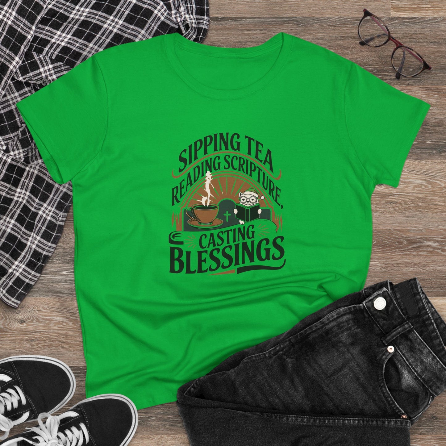 Brewed Brilliance Women Cotton Tshirt
