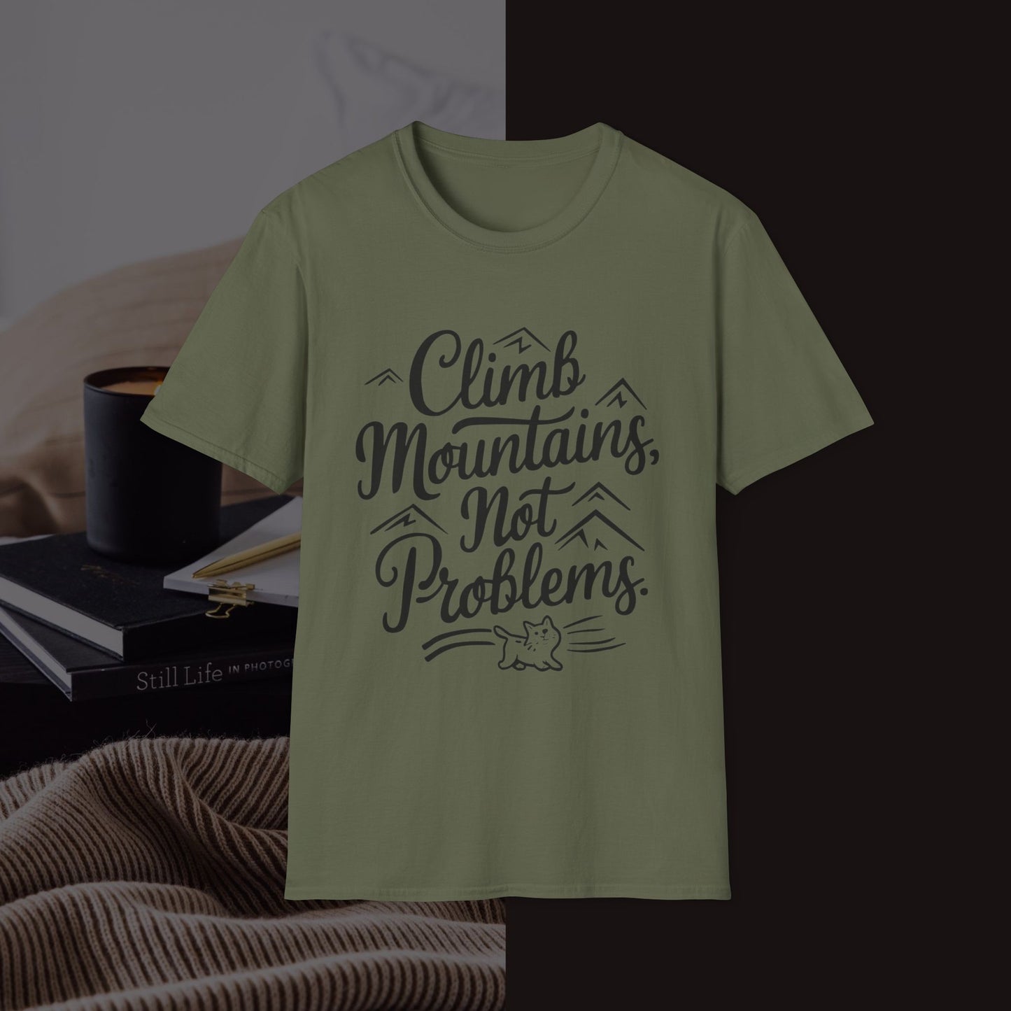 Climbing Mountain Cotton Men tee