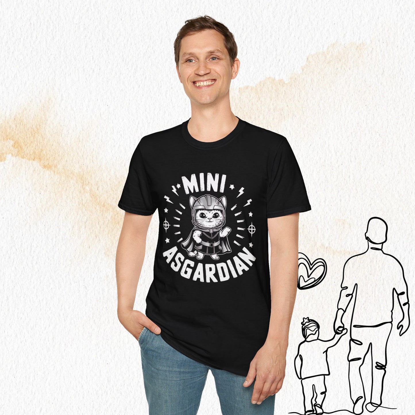 Mini Asgardian Cotton Men Tees