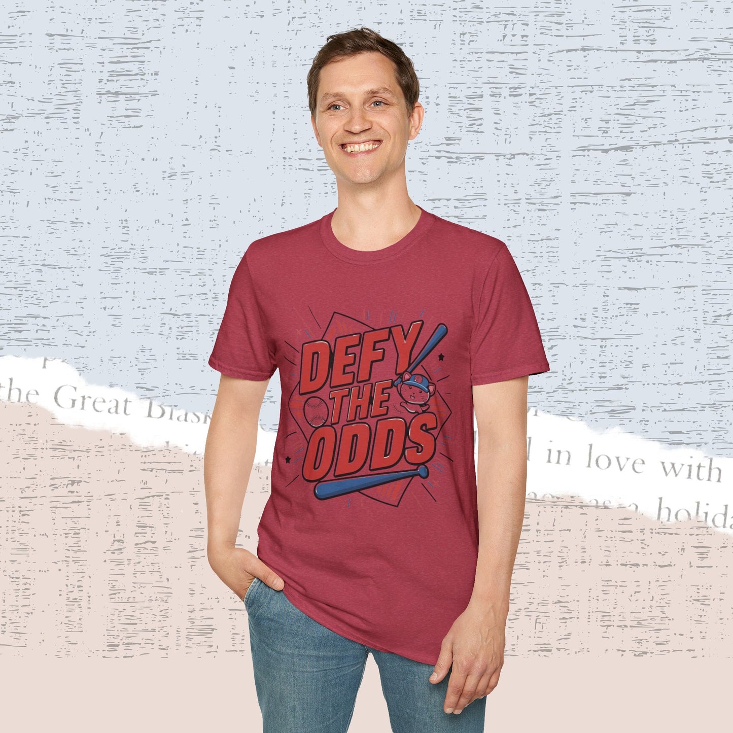 Defy The Odds Cotton Men Tee