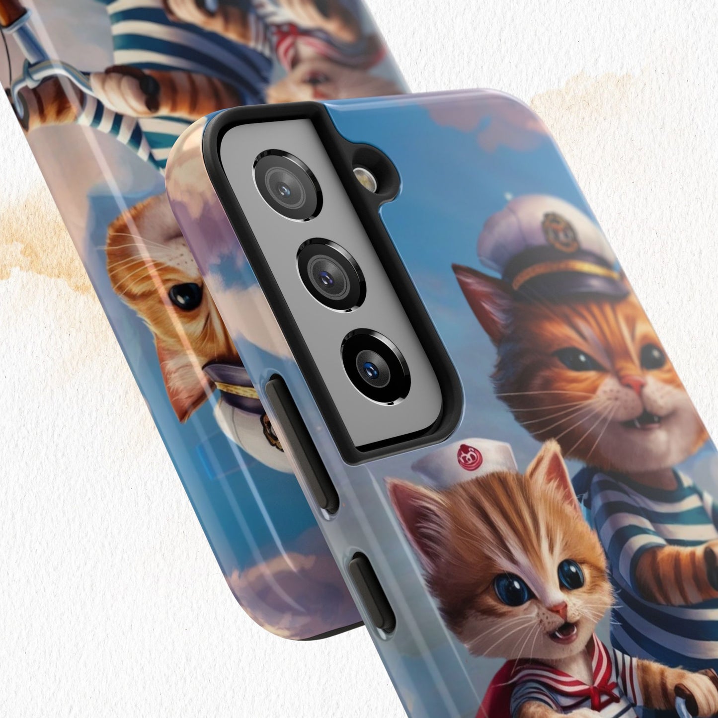 Nine Lives Wireless Charging Support Tough Case