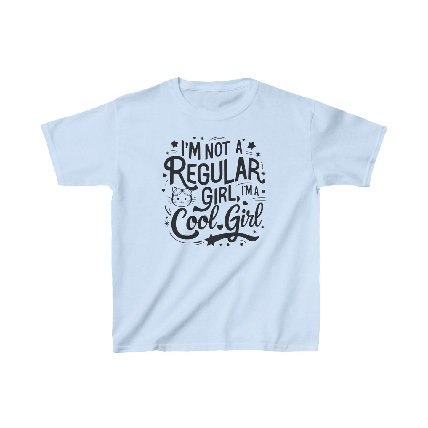 I am Not Regular Girl I am Cool Girls Kid Cotton T-Shirt